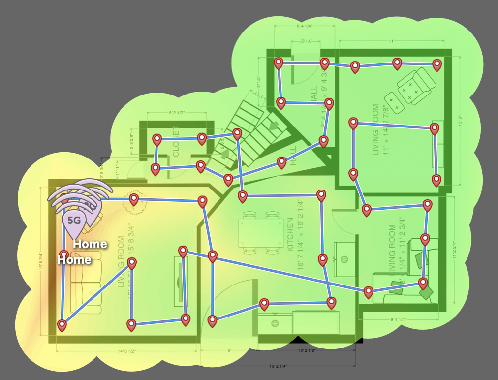 Тепловая карта wifi