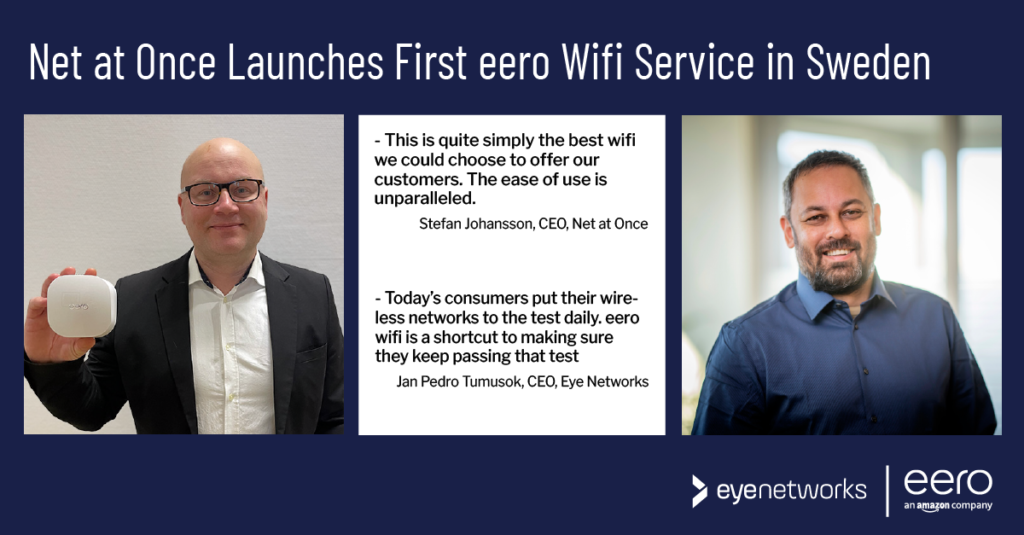 Image result for Net at Once launches eero wifi service > Eye Networks